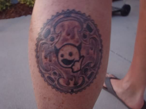 Bicycle Parts Tattoo