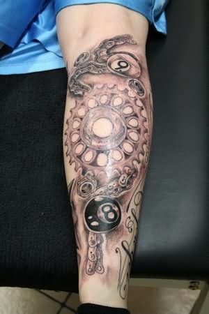 Bike Chain Tattoo