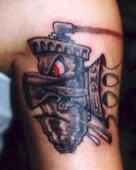 Bike Engine Tattoo