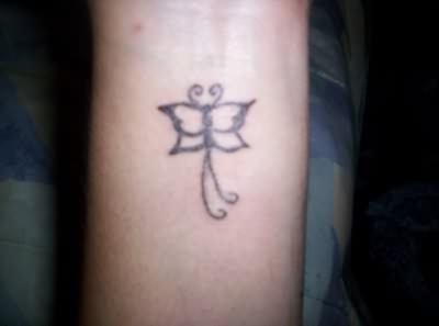 Butterfly Homemade Tattoo