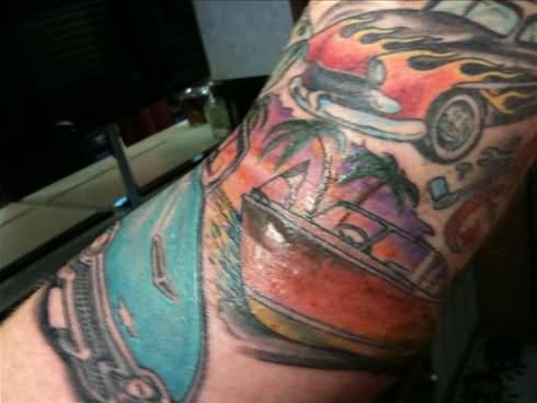 Attractive Car Tattoos