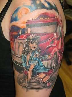 Graceful Mechanic - Car Tattoo