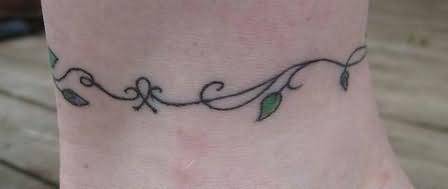 Wonderful Vine Design Tattoo