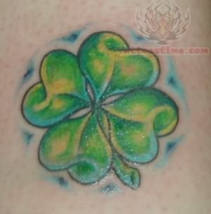 Leaf Clover Tattoo Designs