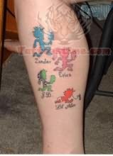 Juggalo Icp Tattoos On Leg