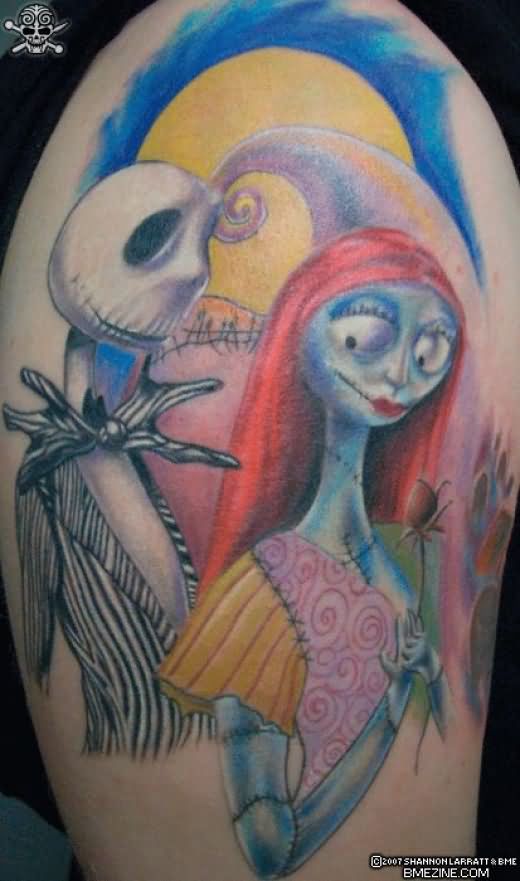 Aliens Cartoon Tattoo