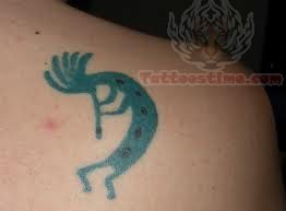 Kokopelli Colored Tattoo