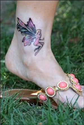 Denise Richards Tattoo On Ankle