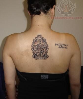 Hippie Tattoo On Back