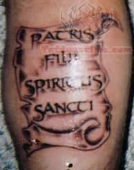 Latin Father Tattoo