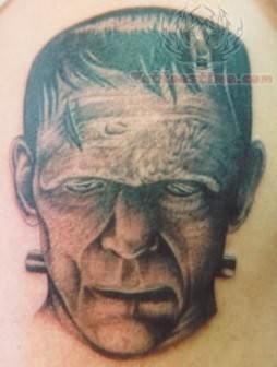 People Tattoo Looking Ghostly