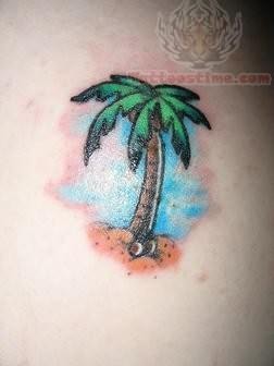 Coconut Tree Tattoo