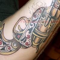 Pistol Small Tattoo