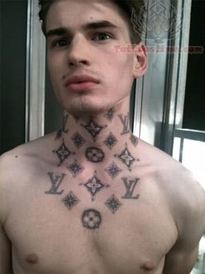 Louis Vuitton Makes Throat Tattoos