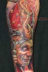 Satan Tattoo For Sleeve