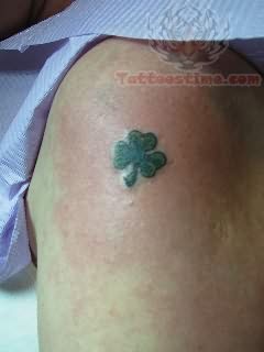 Tiny Shamrock Tattoo