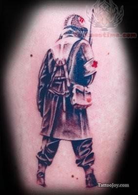Soldier Full Tattoo