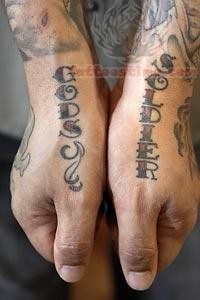 Soldier Tattoos On Hands