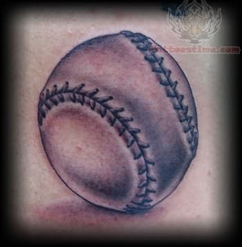 Baseball Tattoo Image