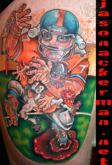 Footbal Player – Sports Tattoo
