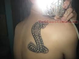 Cobra Tattoo On Back