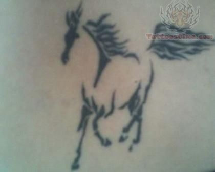Elegant Horse Tattoo