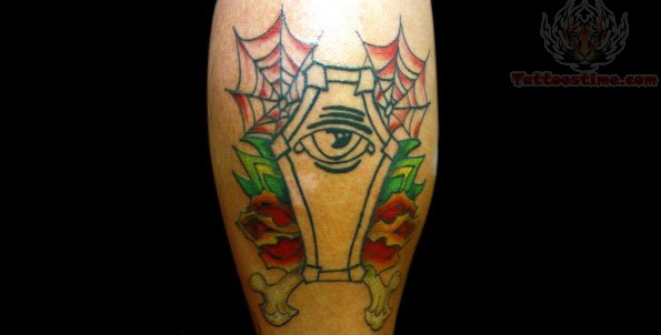 Coffin Spider Tattoo Picture
