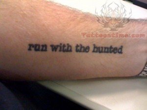 Run with Hunted – Literary Tattoo
