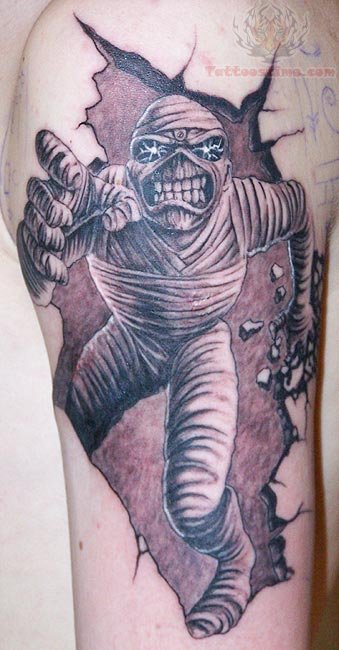 Running Mummy Tattoo