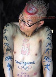 China Olympic Tattoo