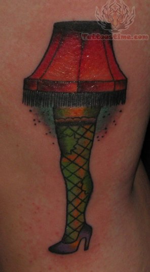 Amazing Leg Lamp Tattoo