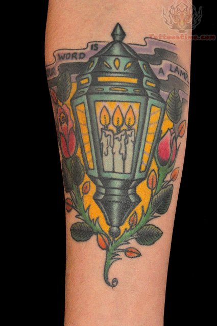 Candle Lamps Tattoo