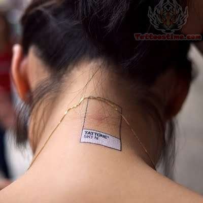 Tattoo Chip On Neck