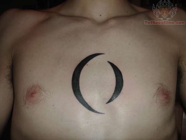Circle Tattoo On Chest