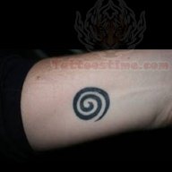 Small Spiral Tattoo