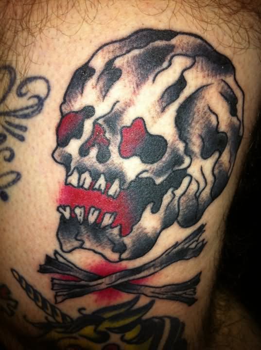 Andy Blair Skull Tattoo