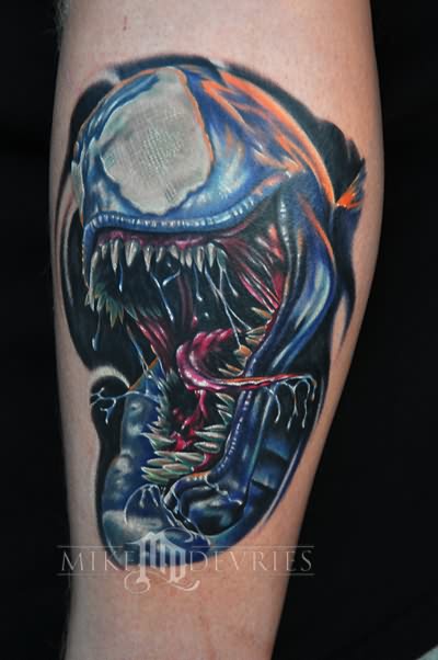 Venom Death Tattoo on Arm