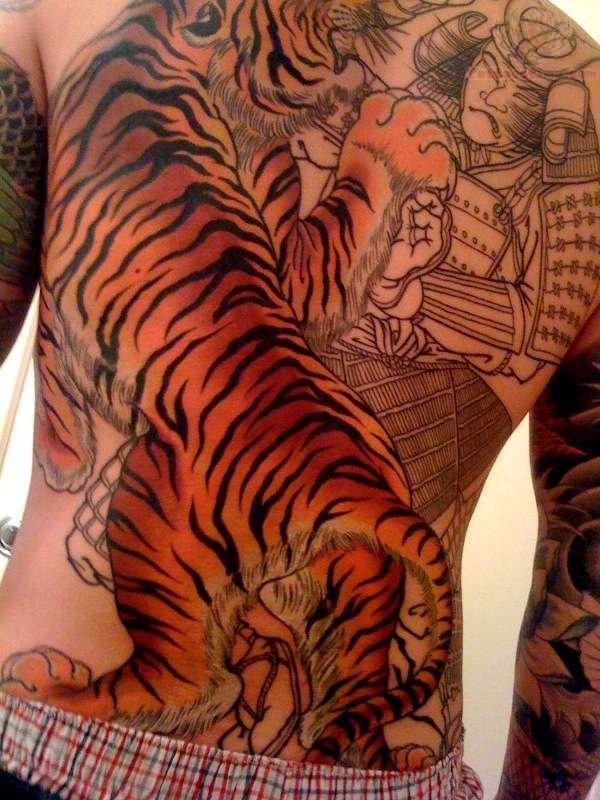Tiger Samurai Tattoo