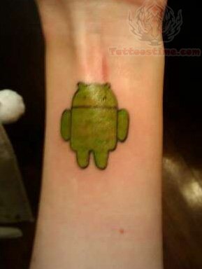 I Phone Foot Prints Tattoo