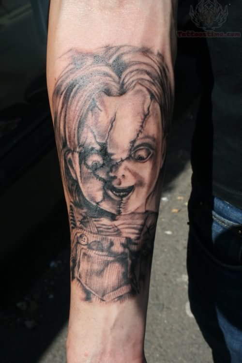 Right Sleeve Chucky Tattoo
