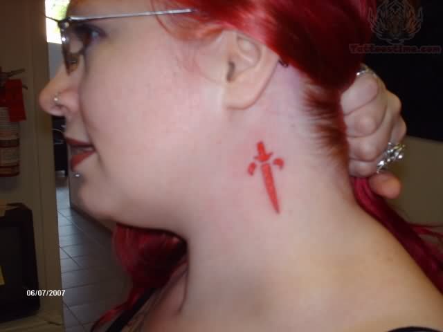 Red Ink Taarna Tattoo For Girls