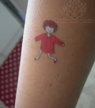 Temporary Quilting Color Ink Tattoo