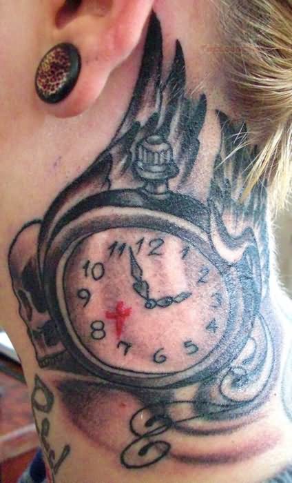 Watch Tattoo On Neck