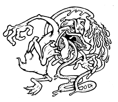 Smoking Duck Tattoo Design