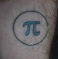 Pi Tattoo Image