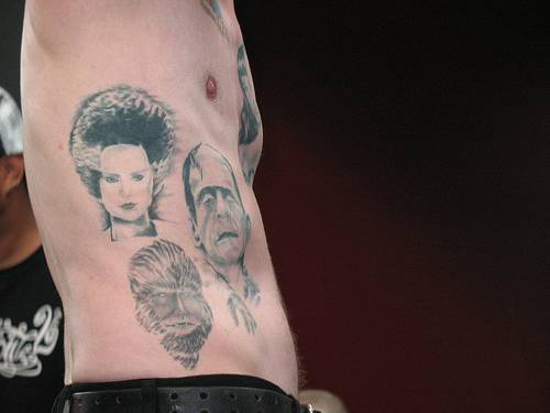 Rib Side Fantasy Tattoo For Men