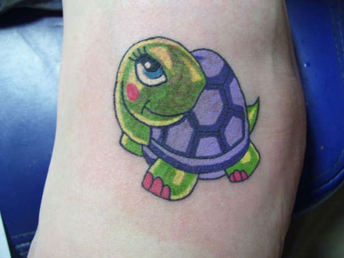 Mertle Turtle Animated Tattoo