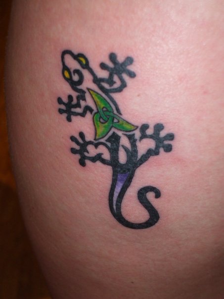 Salamandar Lizard Tattoo