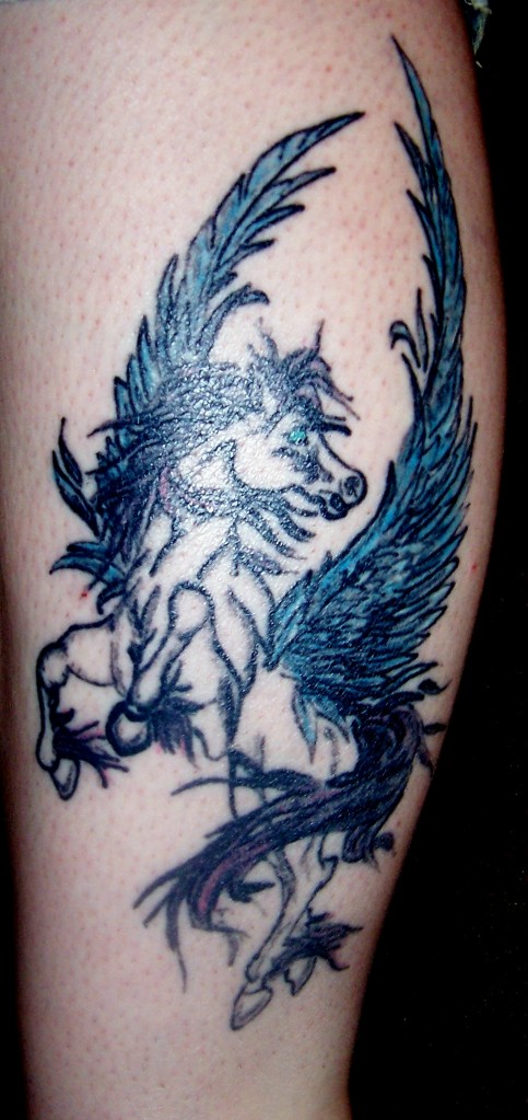Pegasus Tattoo On Sleeve