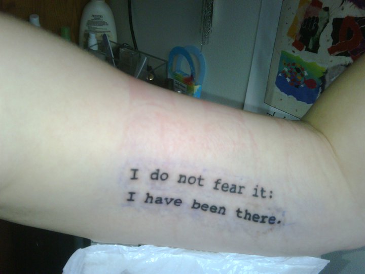 Poem Tattoos On Inner Bicep